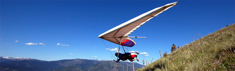 Hang Gliding Over Missoula